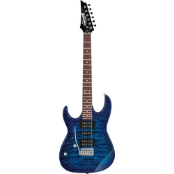 Ibanez GRX70QAL-TBB Transparent Blue Burst left-handed electric guitar