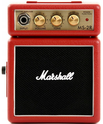 Marshall MicroStack MS2 Red mini guitar amplifier