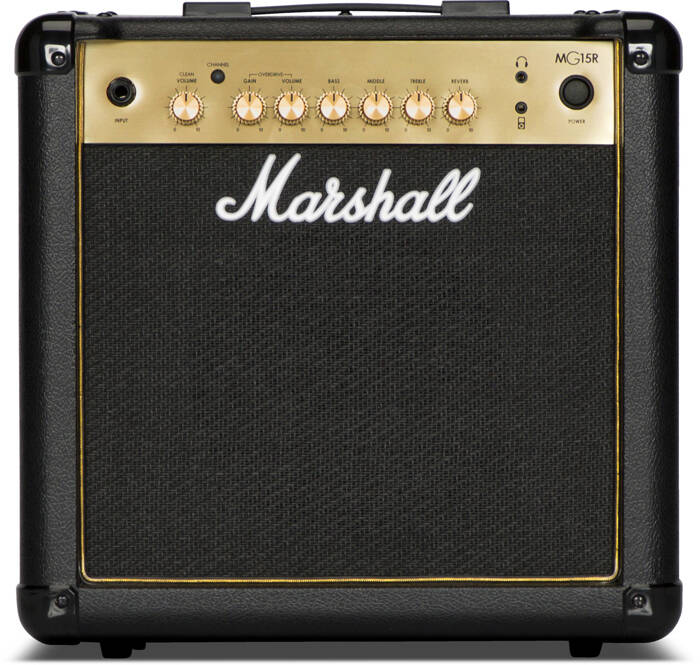 Marshall MG15GR Gold guitar combo amplifier 15W with reverb