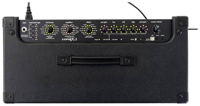 Peavey VYPYR X2 40W guitar combo with Monster Prolink Classic 3.6m Jack instrument cable