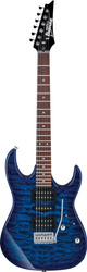 Ibanez GRX70QA-TBB Transparent Blue Burst E-Gitarre