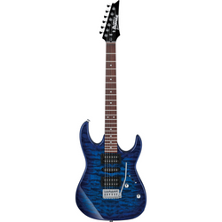 Ibanez GRX70QA-TBB Transparent Blue Burst E-Gitarre