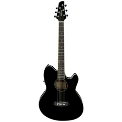 Ibanez TCY10E-BK Talman Double Cutaway elektro-akustische Gitarre