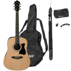 Ibanez V50NJP-NT Akustikgitarren-Set mit Zubehör