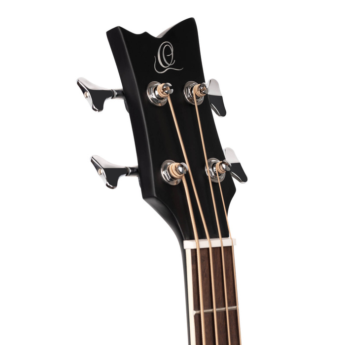 Ortega D7CE-SBK-4 electro-acoustic bass guitar, black