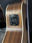 Electro-acoustic guitar with cutaway and Baton Rouge AR81C/ACE pickup pickup