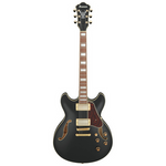 Ibanez AS73G-BKF Artcore Hollowbody Gitarre Schwarze flache E-Gitarre