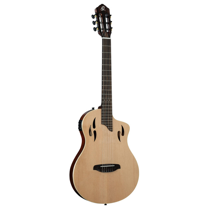 Ortega RTPSTD-NAT TourPlayer DeLuxe electro-classical guitar with case