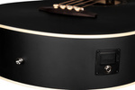 Ortega D7CE-SBK-4 elektroakustische Bassgitarre, schwarz