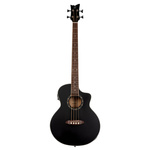 Ortega D7CE-SBK-4 electro-acoustic bass guitar, black