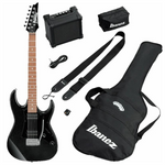 Ibanez IJRX20-BKN electric guitar set with Jumpstart Starter Set accessories