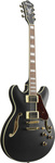 Ibanez AS73G-BKF Artcore Hollowbody Gitarre Schwarze flache E-Gitarre