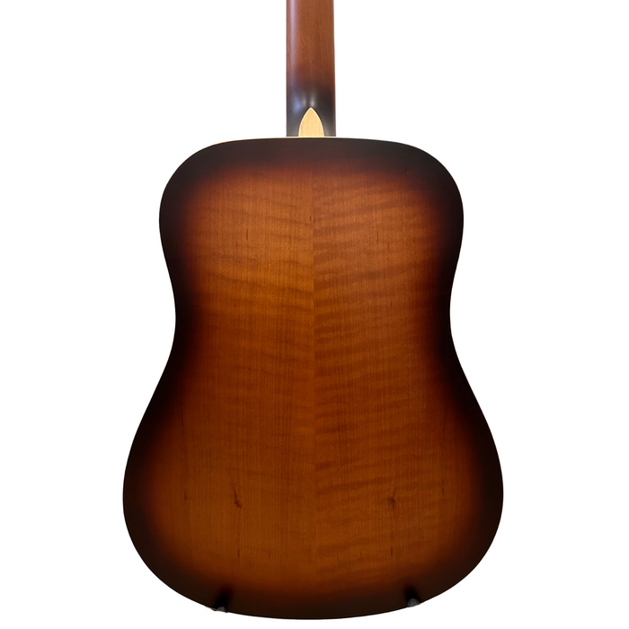 Acoustic guitar solid spruce dark brown dreadnought type Baton Rouge TLA/D custom 3786