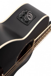 Ortega D7CE-SBK-4 elektroakustische Bassgitarre, schwarz