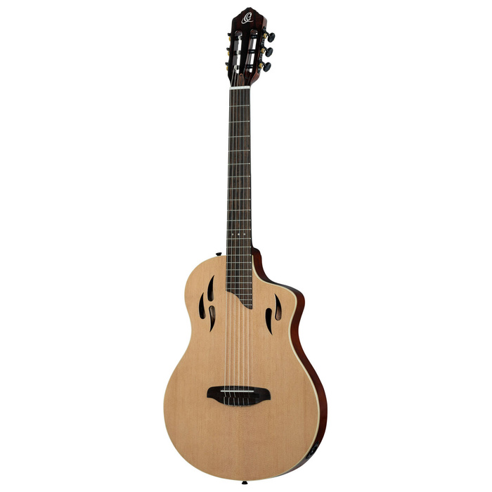 Ortega RTPSTD-NAT TourPlayer DeLuxe electro-classical guitar with case