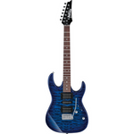 Ibanez GRX70QA-TBB Transparent Blue Burst Electric Guitar