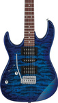 Ibanez GRX70QAL-TBB Transparent Blue Burst left-handed electric guitar