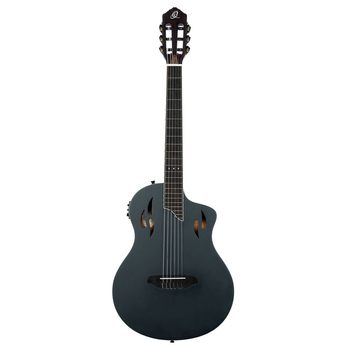 Ortega RTPSTD-SBK TourPlayer Deluxe Elektro-Klassikgitarre mit Koffer