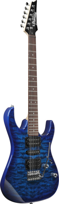 Ibanez GRX70QA-TBB Transparent Blue Burst Electric Guitar