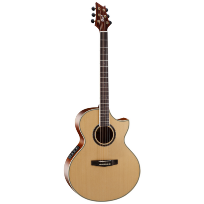 Elektroakustische Gitarre Cort NDX Baritone NS